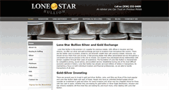 Desktop Screenshot of lonestarbullion.com